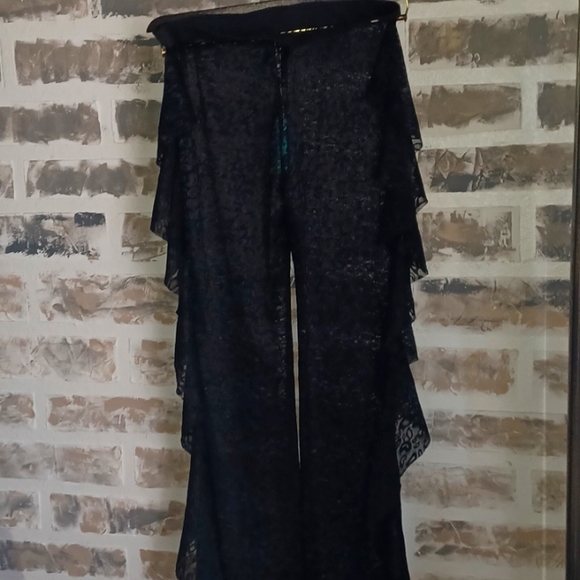 Fashion Nova leopard mesh cover-up  pants - Picture 4 of 8